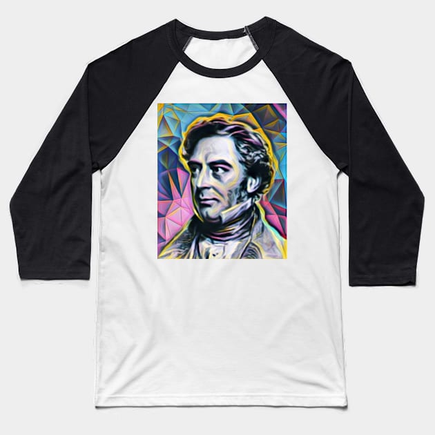 Robert Stephenson Portrait | Robert Stephenson Artwork 10 Baseball T-Shirt by JustLit